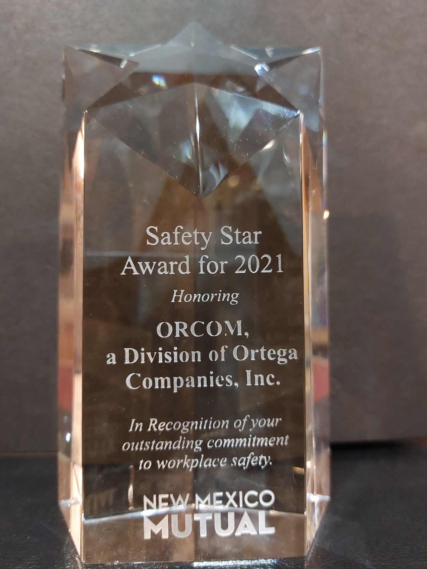 safety star award